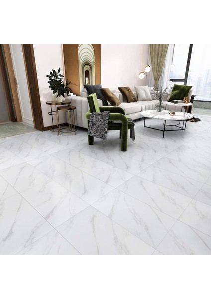 30CM x 60CM 1 Adet Yapışkanlı Floor Pvc Panel Yer Zemin Kaplama Paneli Arkası Kauçuklu Banyo Mutfak