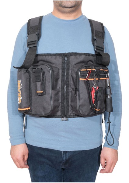 Spin Lrf Yelek Siyah