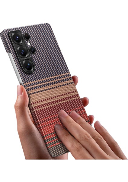 Samsung Galaxy S25 Ultra Kevlar Kılıf Magsafe Şarj Özellikli 0,5 Süper Ince Aramid Karbon Fiber Seanova Kapak fiyatları