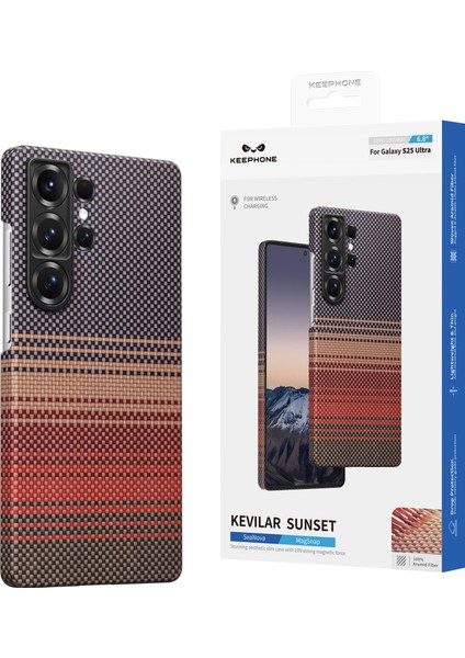 Samsung Galaxy S25 Ultra Kevlar Kılıf Magsafe Şarj Özellikli 0,5 Süper Ince Aramid Karbon Fiber Seanova Kapak fırsatları