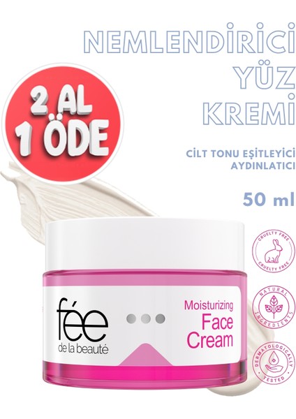 Nemlendirici ve Cilt Tonu Eşitleyici Aydınlatıcı Yüz Kremi 50 ml