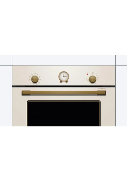 HBJN10YW0R Serie 4 Ankastre Fırın 60 x 60 cm Neoklasik, Inci Beyazı fiyatları