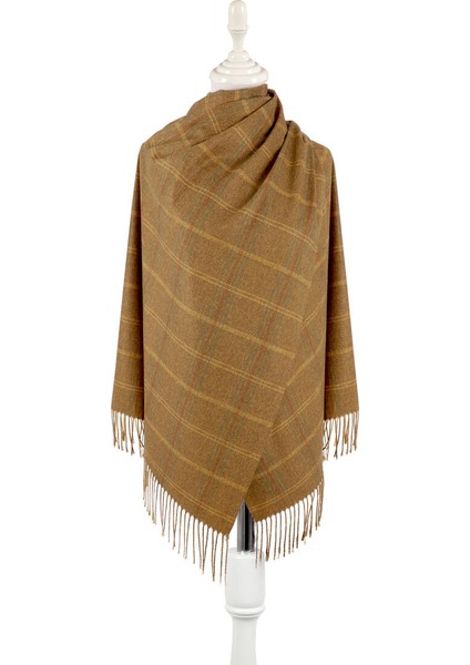 Hardal Ekose Desen Kışlık Şal