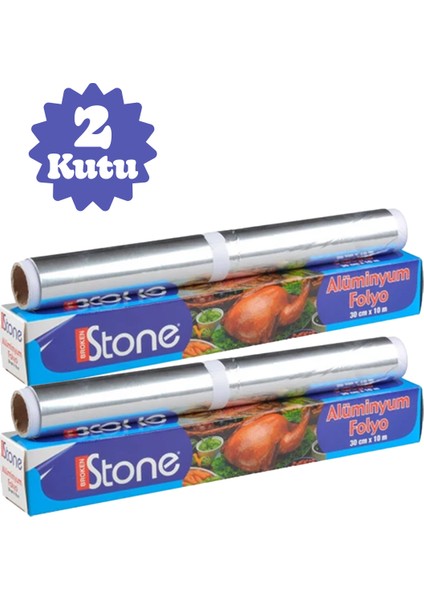 Alüminyum Folyo 30X10 m 2 Kutu