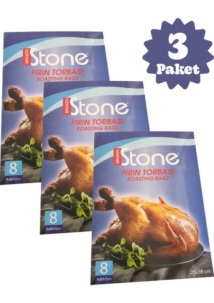 Fırın Torbası Yanmaz 3 Paket