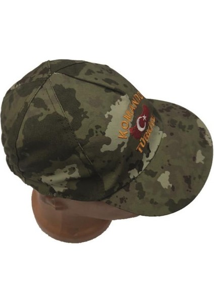 Çocuk Asker Şapkası Kamuflaj TSK