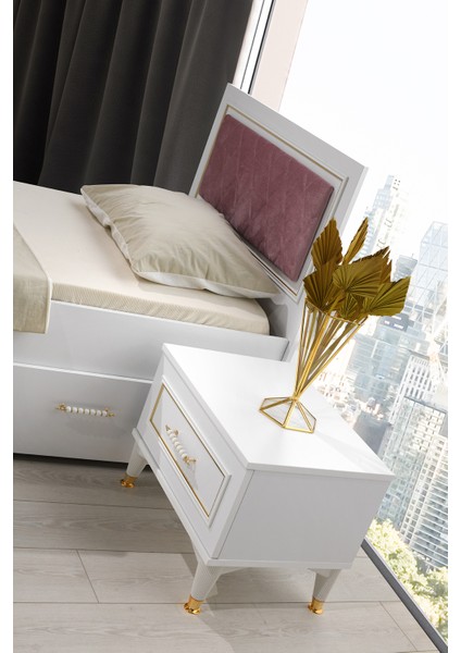 Star Yavrulu Karyola Parlak Beyaz 90*190 fiyatları