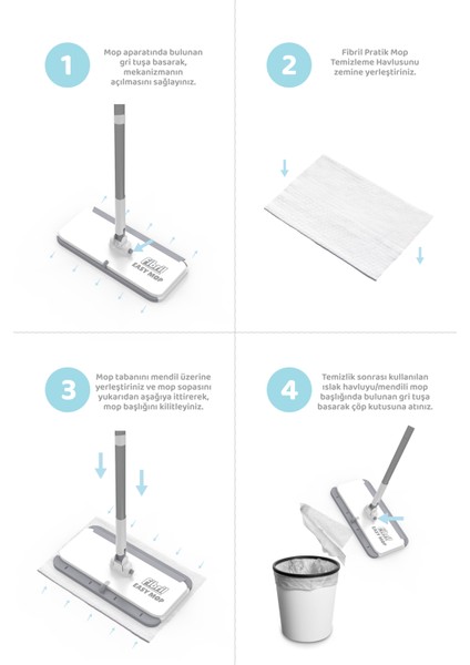 Easy Mop Pratik Temizlik Sistemi