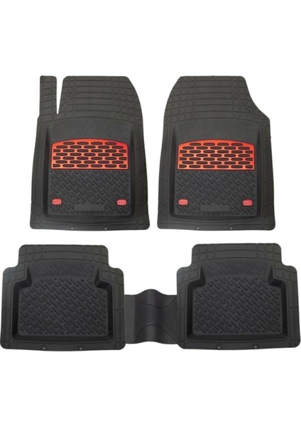 Megane 3 Hatchback 2013 Model Uyumlu 3D Bagaj Havuzu+3d Kırmızı Kromlu Havuzlu Paspas Takımı fiyatları