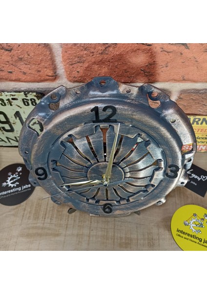 Araba Parçasından Yapılmış Duvar Saati modelleri