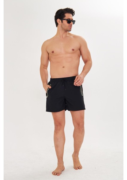 Erkek Deniz Şort Mayo Siyah 2607-S fiyatları