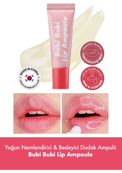 Yoğun Nem Sağlayan Dudak Bakım Serumu Bubi Bubi Lip Ampoule