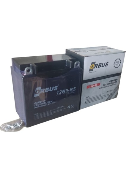 12V 9 Amper Yüksek Motosiklet Aküsü Ebalar: 137 x 76 x 134MM