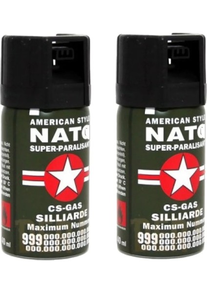 2 Adet 40ML Natoo Biber Gazı Sprey