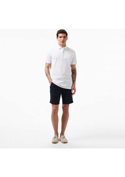 Erkek Siyah Slim Fit Şort B35214T.0TB