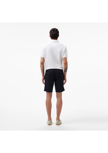 Erkek Siyah Slim Fit Şort B35214T.0TB