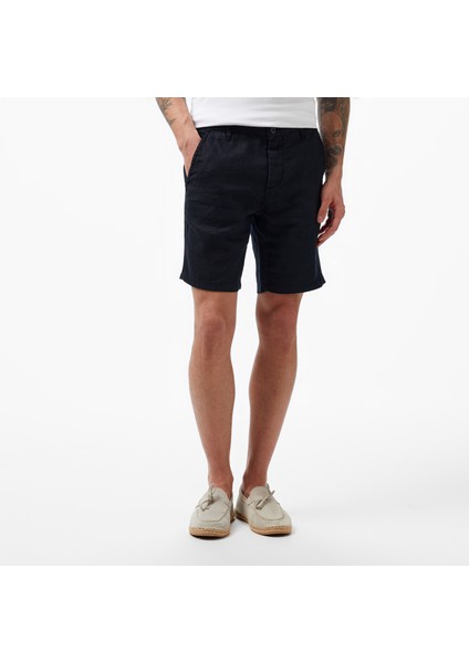 Erkek Siyah Slim Fit Şort B35214T.0TB