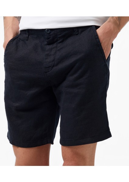 Erkek Siyah Slim Fit Şort B35214T.0TB