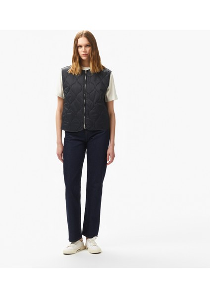 Kadın Siyah Regular Fit Kapitone Fermuarlı Yelek 55J011T.0TB modelleri