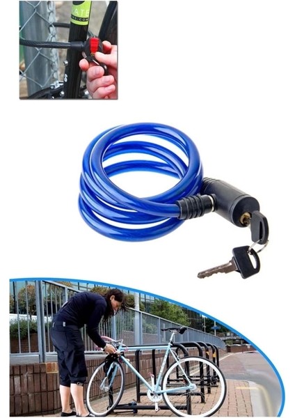 Bisiklet Kilidi Anahtarlı 11.5 mm x 85 cm