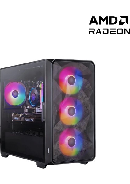 CRTG113 Ryzen 5 5600 16GB DDR4 512GB NVMe Radeon RX 7600XT Gaming Hazır Sistem
