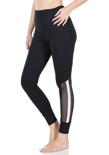 Transparan Detaylı Kadın Tayt 0605