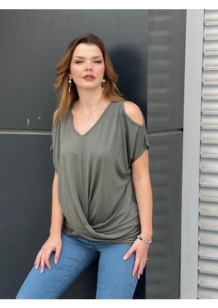 Kadın Kısa Kol Tshirt - 41597