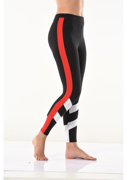 Şeritli Kadın Tayt 0588 fırsatları