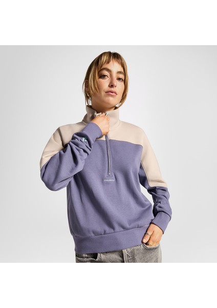 Wordmark Kadın Lila Sweatshirt