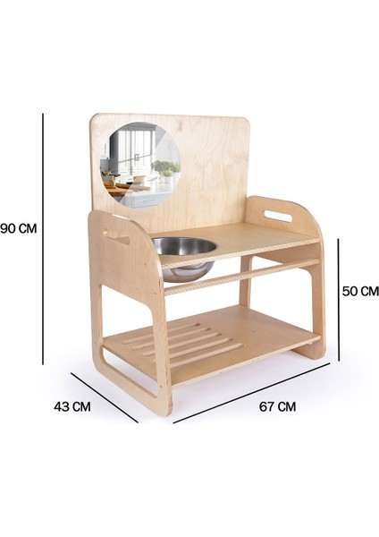 Montessori Etkinlik Lavabosu