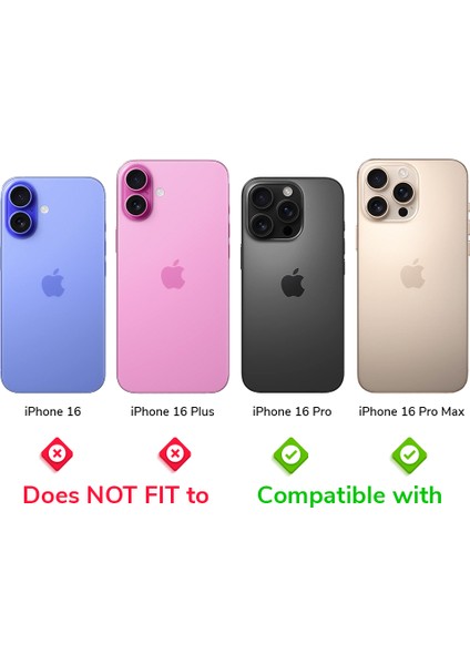 Apple iPhone 16 Pro / Pro Max Için Ipg Prolens Kamera Lens Koruyucu Elmas Taş Çerçeveli, Kırılmaz Cam indirimleri