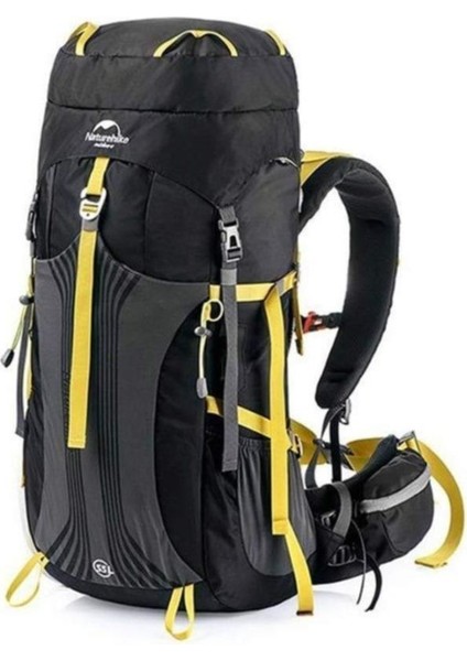 55+5 Lt Trekking Sırt Çantası Siyah