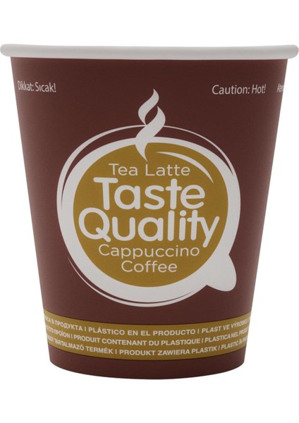 75 Adet Tek Kullanımlık Karton Bardak, Kağıt Dondurma Bardakları, Kahve Bardakları, Çay, Sıcak ve Soğuk Içecekler, Parti Bardakları, "taste Quality" 8 Oz (250 Ml)
