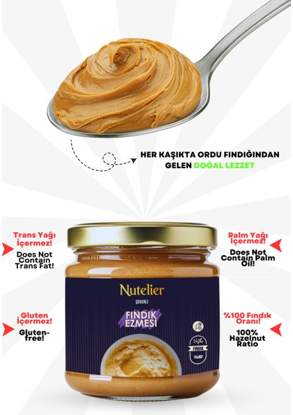 Şekerli Fındık Ezmesi 350 G
