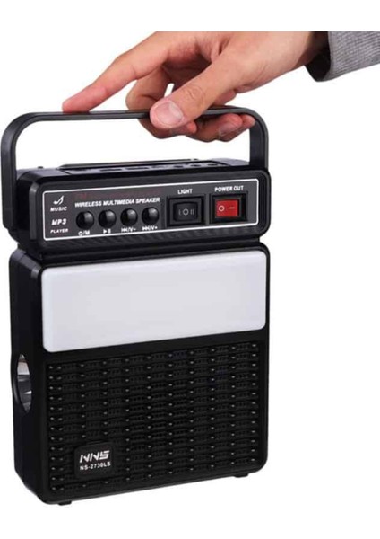 NS-2730LS Işıldak Model Kablosuz Hoparlör - Speaker