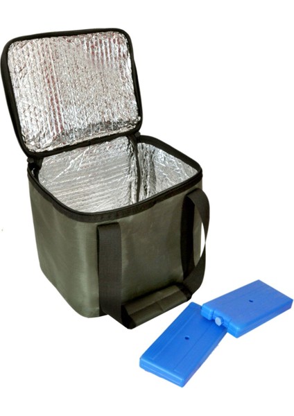 Modibags 18 Litre Termos Soğutucu Çanta 2 Adet Buz Akü Hediyeli Haki