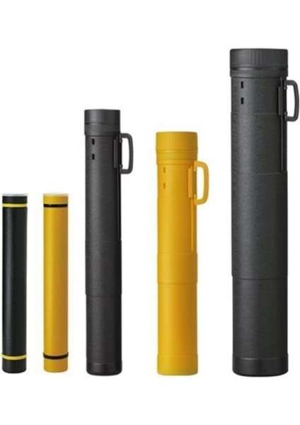 Round Air Rod Case 80-136CM Siyah Kamış Koruma Çantası