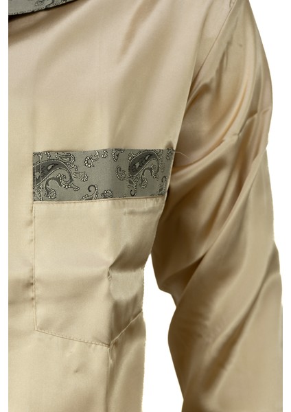 Erkek Şık Klasik Model Pijama Takımı Premium Saten Kumaş Eşsiz Model Cepli Tam Kalıp fırsatları