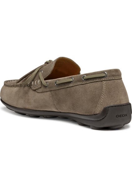 Erkek Gri U Spherica EC16 B - Suede Süet Deri Casual Loafer U55HYB00022C1018 fiyatları