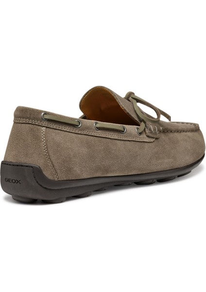 Erkek Gri U Spherica EC16 B - Suede Süet Deri Casual Loafer U55HYB00022C1018 fırsatları