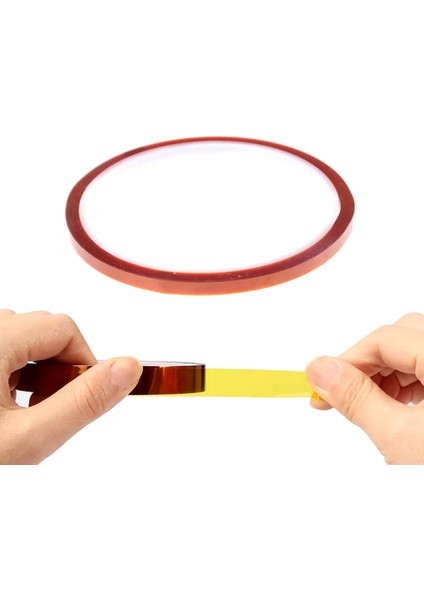 Kapton Bant 5mm x 30 Metre Yüksek Düşük Sıcaklık -73C 260C Termal Isıya Dayanıklı Güçlü Yalıtım Çizilmeye Yırtılmaya Dirençli Çözücülere Dirençli Polyimide Maskeleme Elektronik Tamir Pcb Smt fiyatları