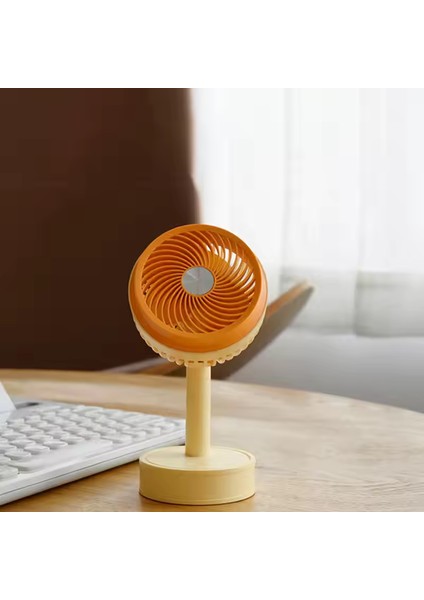 Şarjlı Yase Fan Mini Taşınılabilir El ve Masa Üstü 3 Kademeli Vantilatör