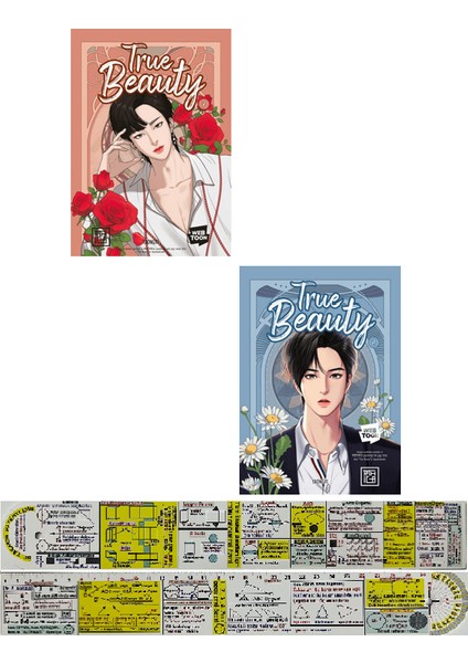 True Beauty 7-8. Ciltler Webtoon Seti + Mat. Öğreten Cetvel