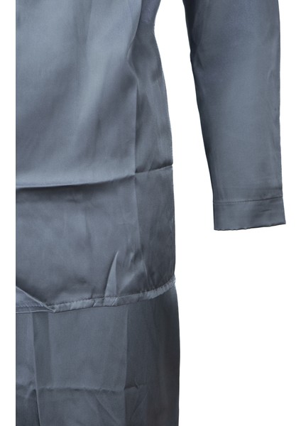 Erkek Şık Klasik Model Pijama Takımı Premium Saten Kumaş Kristal Model Cepli Tam Kalıp indirimleri