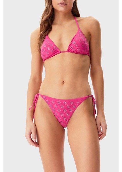 4g Rhinestone Taşlı Logolu Bağlamalı Bikini Altı E5GO11MC040 Bayan Bikini Altı E5GO11 MC040 G4D6 fiyatları
