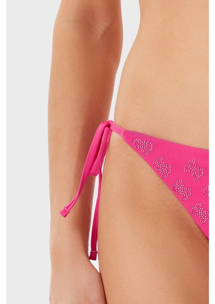 4g Rhinestone Taşlı Logolu Bağlamalı Bikini Altı E5GO11MC040 Bayan Bikini Altı E5GO11 MC040 G4D6 fırsatları