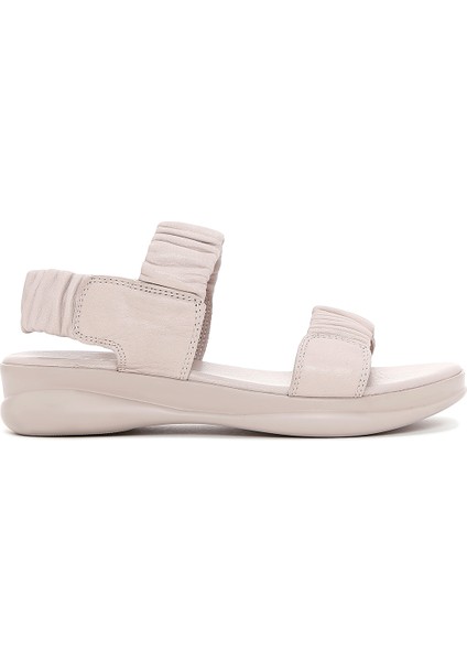 Kadın Vizon Deri Comfort Sandalet 25SFD150818