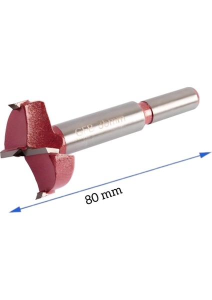 Menteşe Yeri Açma Ucu 45 mm fiyatları