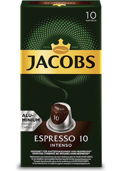 Espresso 10 Intenso Kapsül Kahve 10 Lu 11