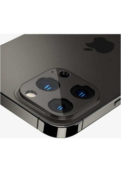 iPhone 13 Pro Max / 13 Pro Kamera Lens Camı Koruyucu Glas.tr Optik (2 Adet) Graphite - AGL04035